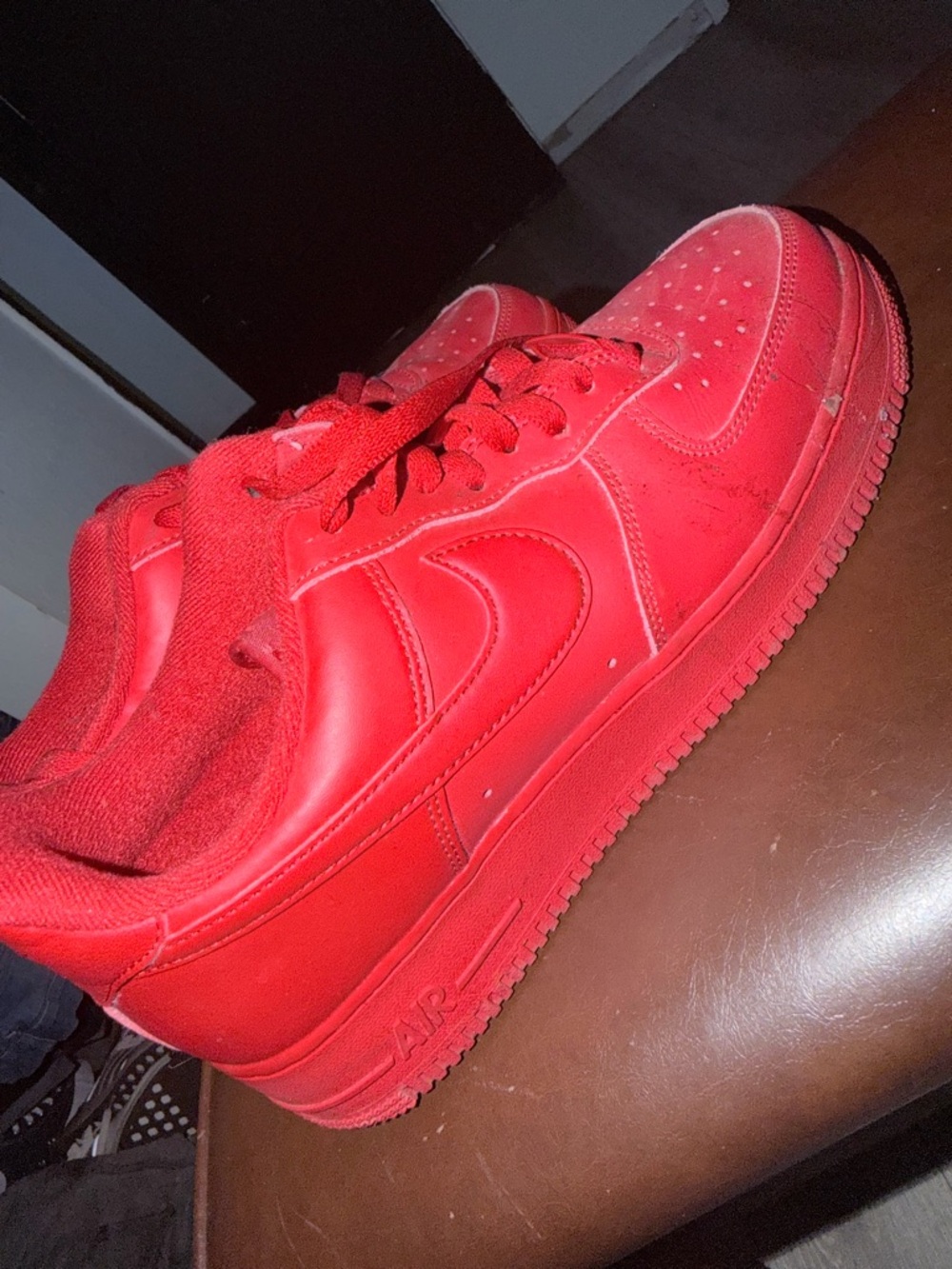 Nike Red Low-Top Sneakers